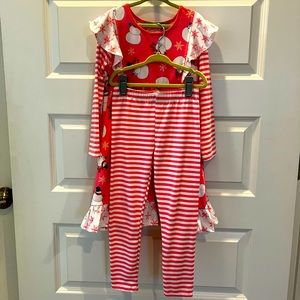 Millie Loves Lily | Girls size 6 dress with matching leggings